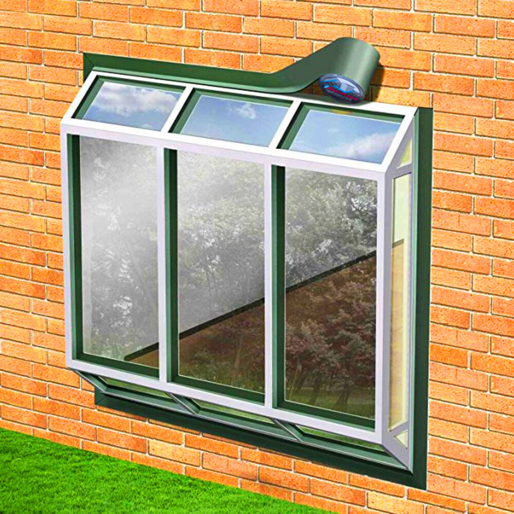 Бітумна Стрічка 150 мм х 10 м ALU+Green RAL 6002
