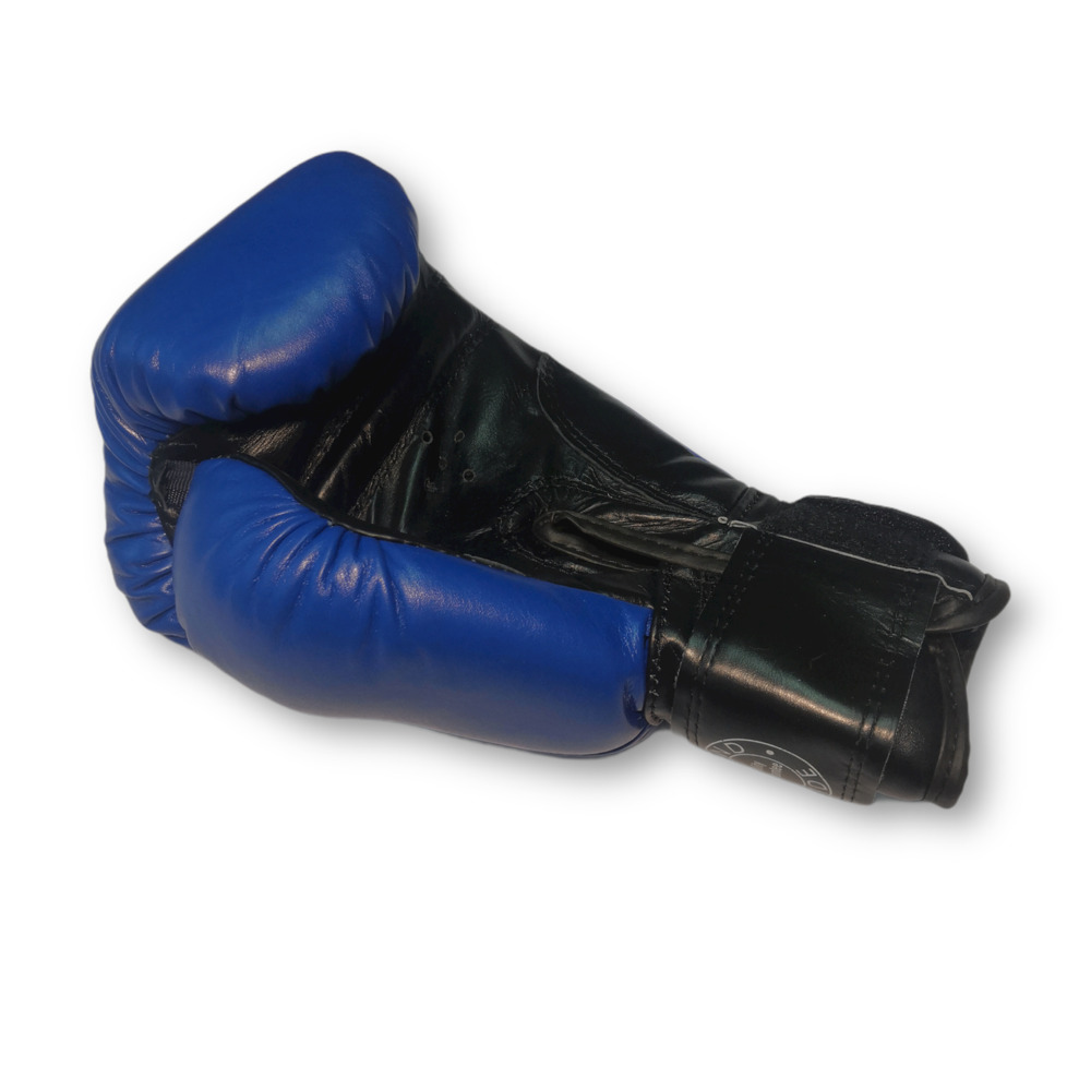 Боксерські рукавички BOXER 6 oz шкіра сині