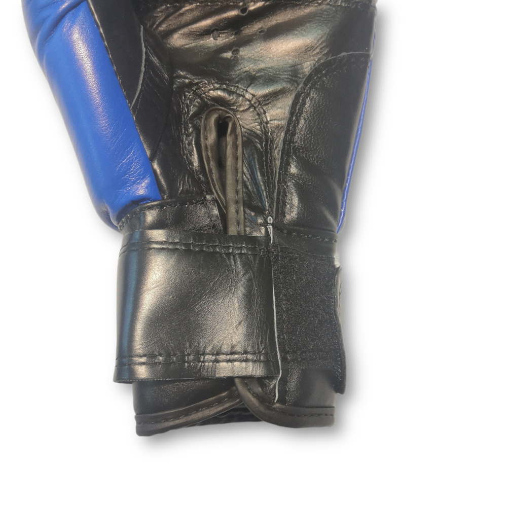 Боксерські рукавички BOXER 12 oz шкіра сині