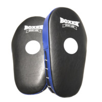 Лапы кикбоксерские BOXER кожа синие