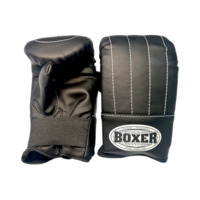 Перчатки Тренировочные BOXER L кожвинил черные
