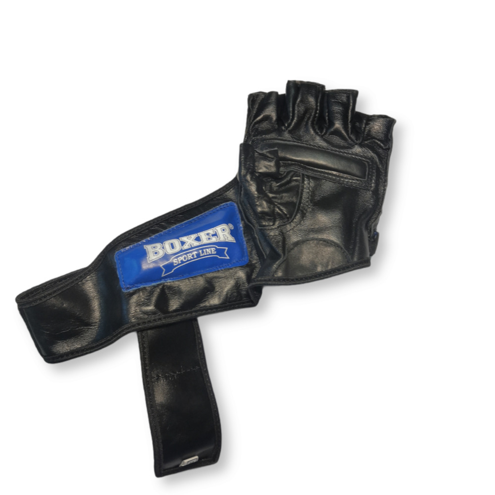 Рукавички Карате BOXER М шкіра сині