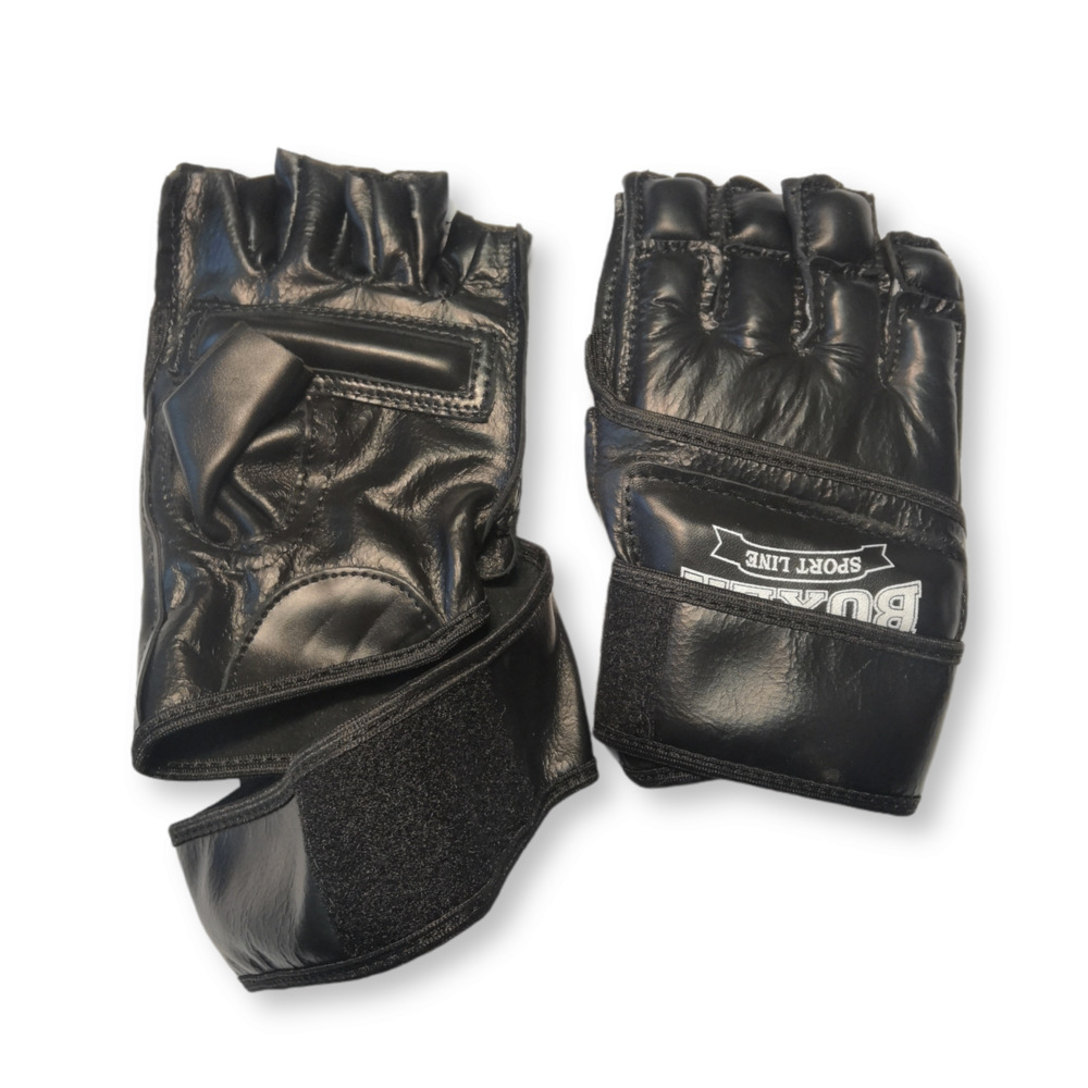 Рукавички Карате BOXER М шкіра чорні