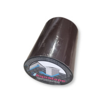 Бітумна Стрічка 200 мм х 10 м ALU+Brown RAL 8017