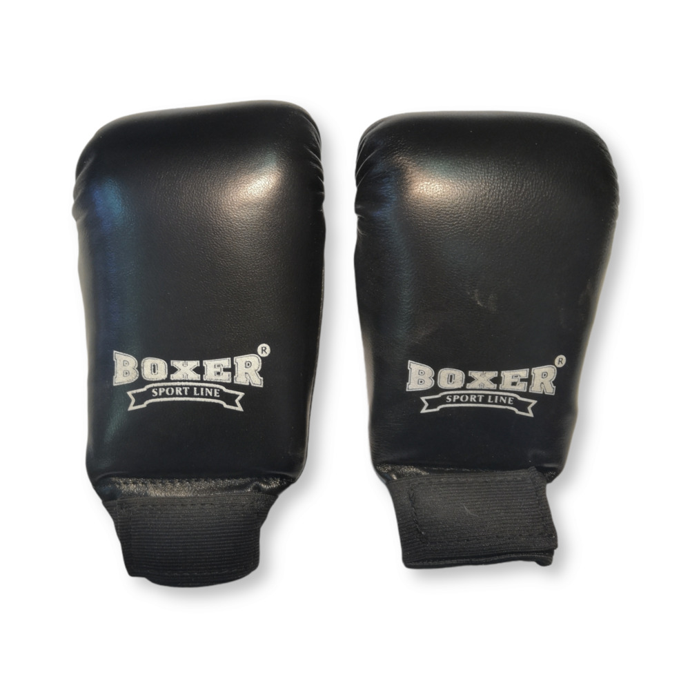 Накладки карате BOXER шкіра чорні