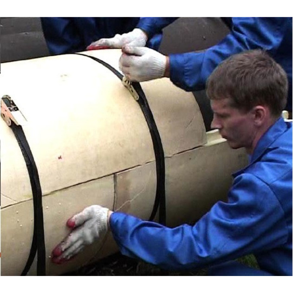 Трубна ізоляція UKRIZOL шкаралупа ППУ (пінополіуретан) 108/40