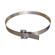 Бандажний хомут UKRIZOL для кріплення утеплювача на трубу 219 мм