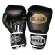 Боксерські рукавички BOXER 8 оz шкірвініл Еліт ШИРОКИЙ МАНЖЕТ чорні