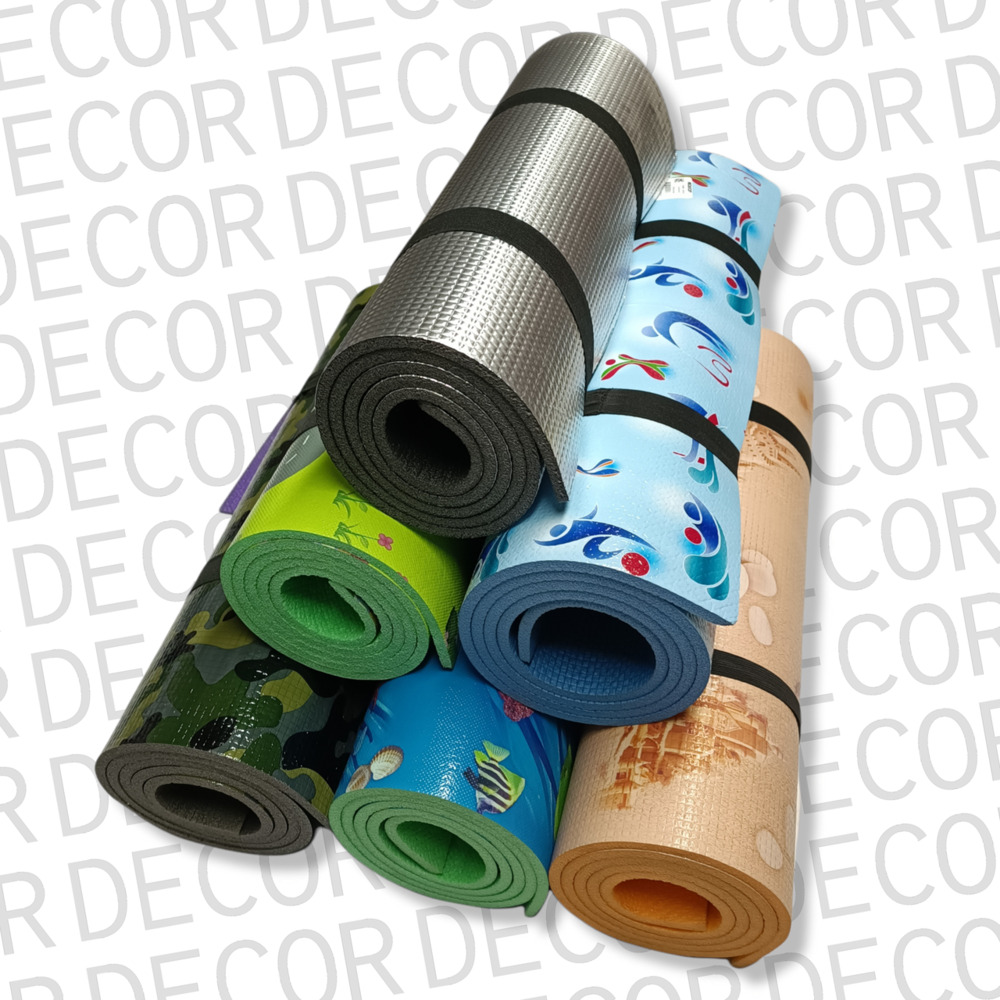 Килимок туристичний DECOR 1800х500х8 Металік