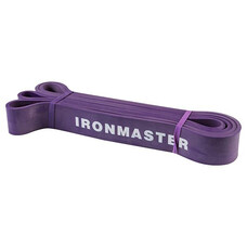 Резинка для підтягування IRONMASTER Еспандер-петля для фітнесу Латекс Фіолетова