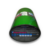Битумная Лента 200 мм х 10 м ALU+Green RAL 6002