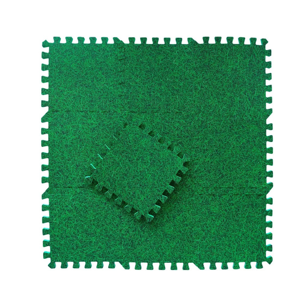 Дитячий килимок-пазл Трава 450×450×10 мм