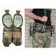 Подсумок гранатный двойной мультикам (MOLLE, подсумок для гранат на разгрузку, жилет, РПС)