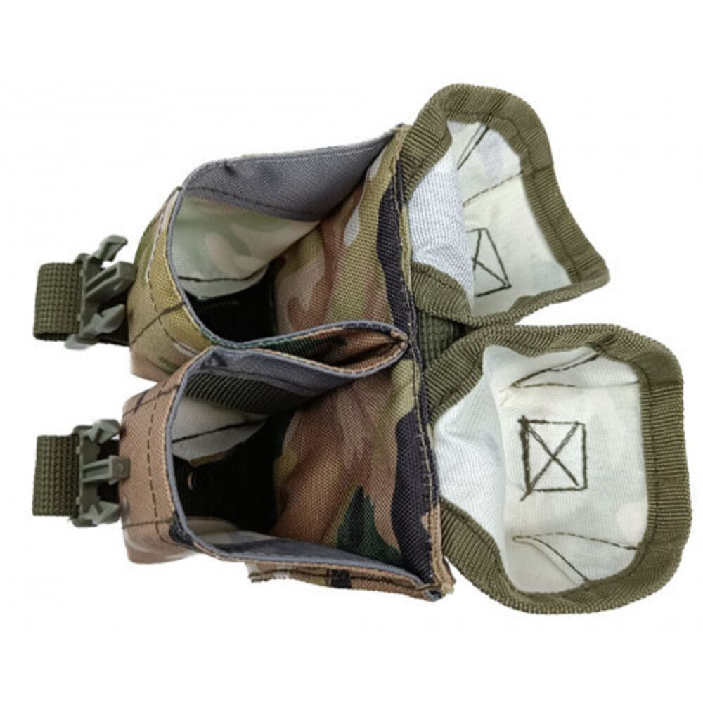 Подсумок гранатный двойной мультикам (MOLLE, подсумок для гранат на разгрузку, жилет, РПС)
