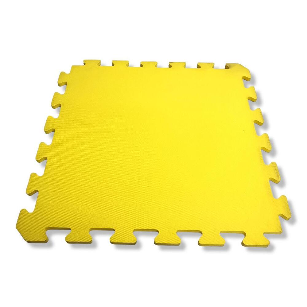 Дитячий килимок-пазл Веселка 450×450×10 мм жовтий