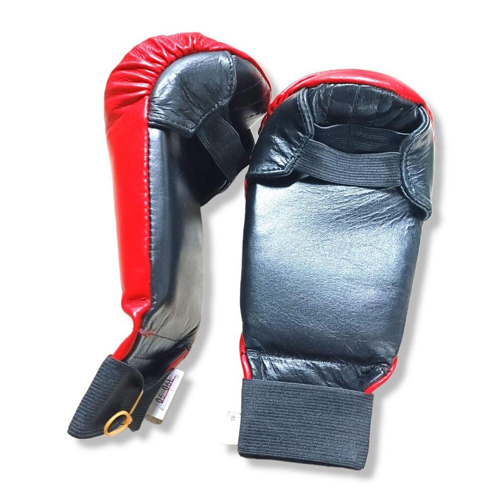 Накладки карате BOXER шкіра червоні