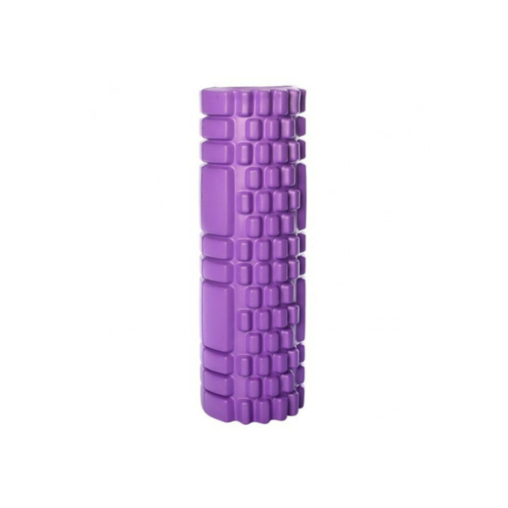 Масажний ролер EasyFit Grid Roller Mini 30 см фіолетовий