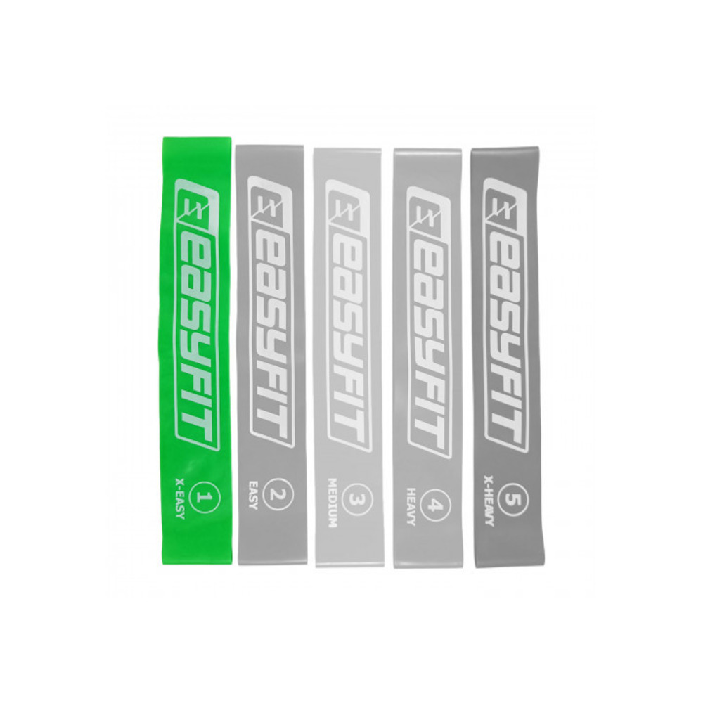 Резинка для фітнесу EasyFit №1 зелена 2,5 кг