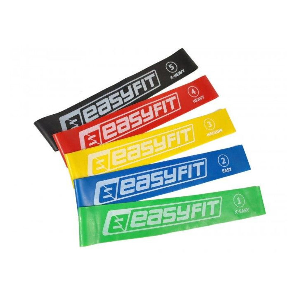 Резинки для фітнесу EasyFit набір 5 шт
