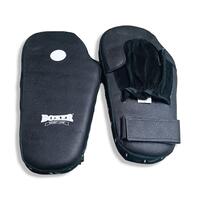 Лапи кікбоксерські BOXER шкіра чорні
