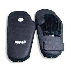 Лапи кікбоксерські BOXER шкіра чорні