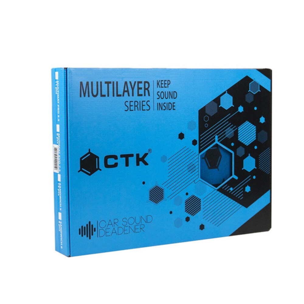 ВіброШумоізоляція Acoustics Multi Mat EVO 7,5 мм 500x370 мм