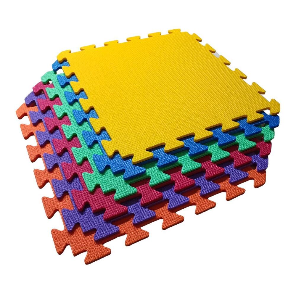 Дитячий килимок-пазл 480×480×10 мм червоний