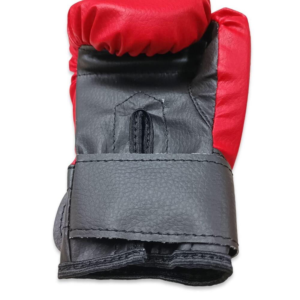 Боксерські рукавички BOXER 4 оz шкірвініл червоні