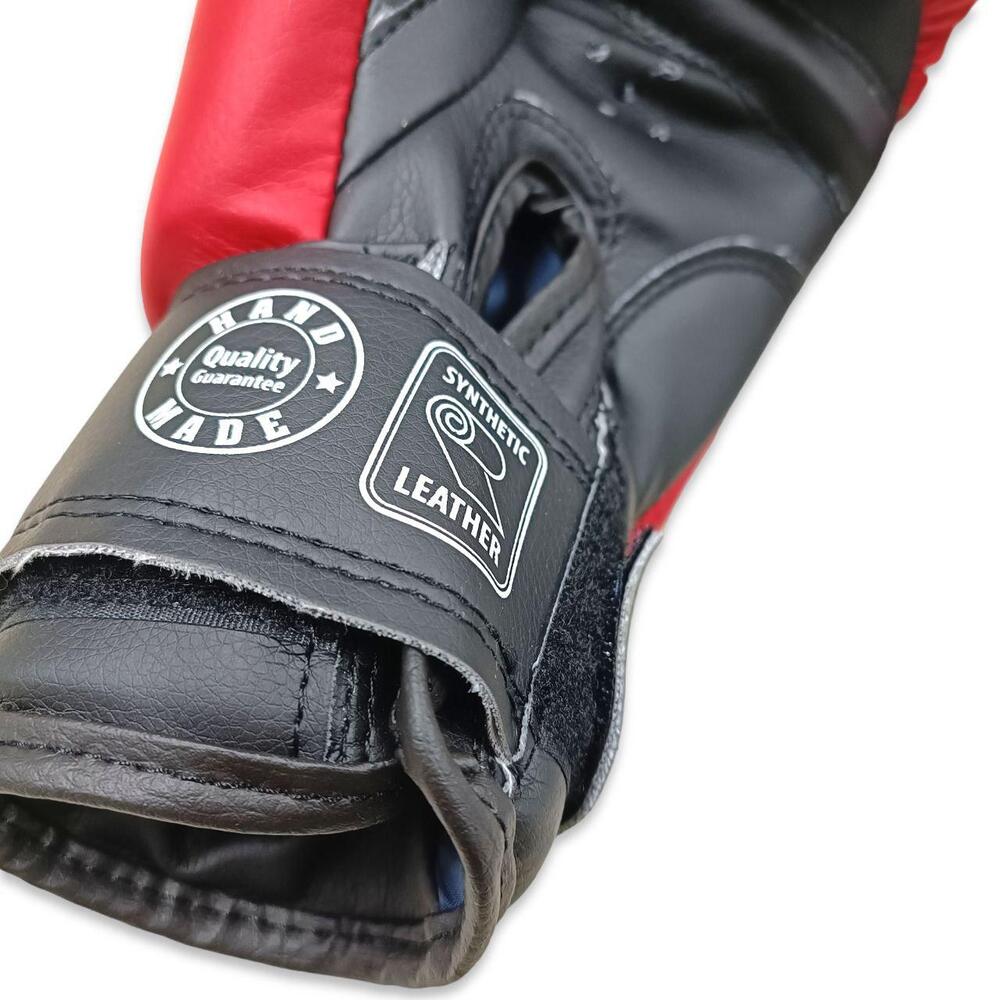 Боксерські рукавички BOXER 8 оz шкірвініл червоні