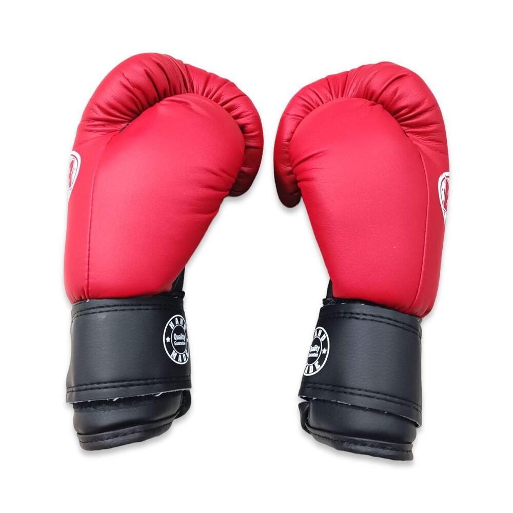 Боксерські рукавички BOXER 12 оz шкірвініл червоні