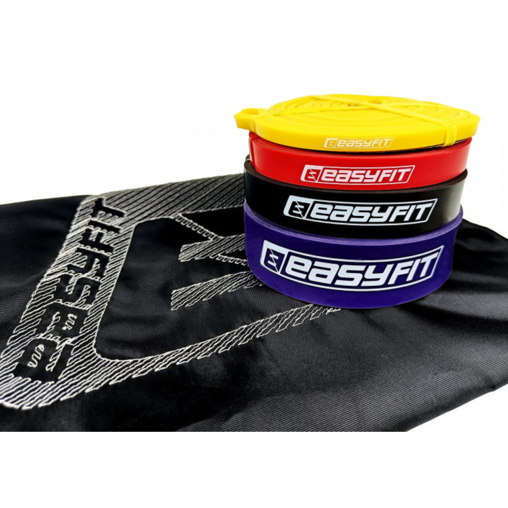 Резинки для фітнесу EasyFit набір 1-45 кг (4 шт)