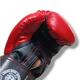 Боксерські рукавички LEV SPORT ТОП 12 oz шкіра червоно-чорні