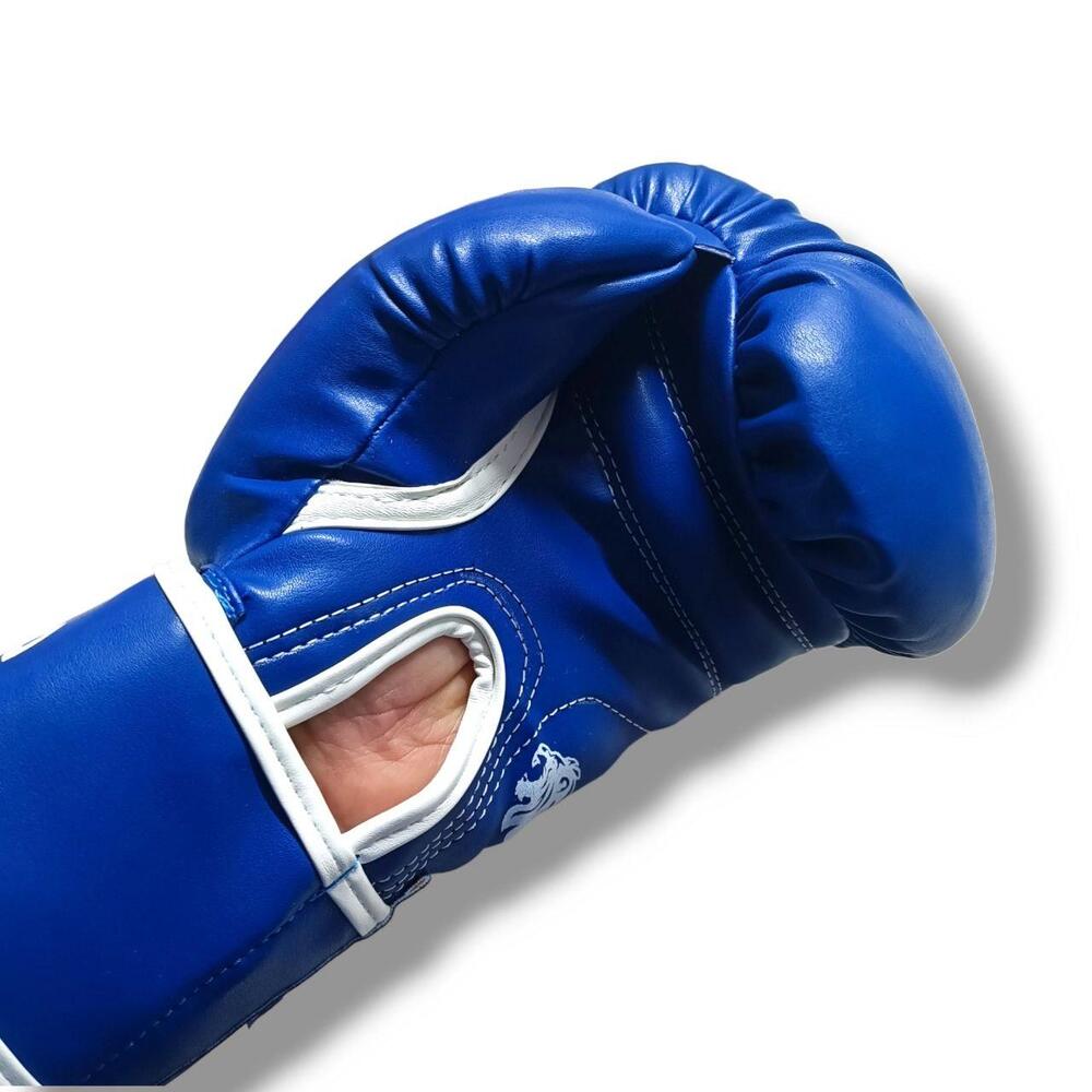 Боксерські рукавички LEV SPORT ТОП 6 oz стрейч сині