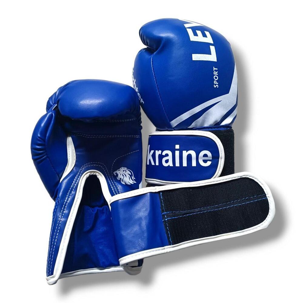 Боксерські рукавички LEV SPORT ТОП 6 oz стрейч сині