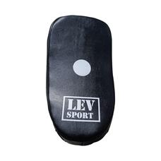 Пада боксерська LEV SPORT гнута шкірзам 20х40х10 чорна