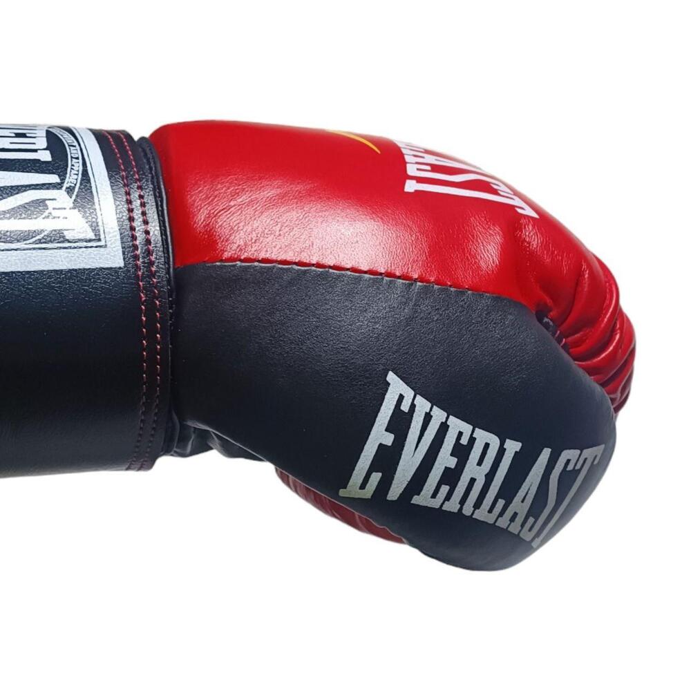 Боксерські рукавички EVERLAST 12 oz шкіра червоні
