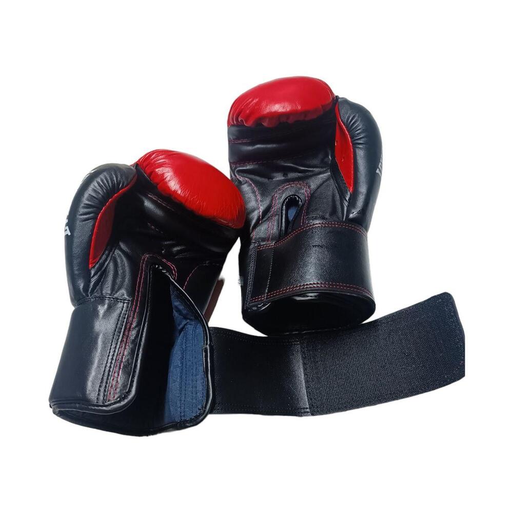 Боксерські рукавички EVERLAST 12 oz шкіра червоні