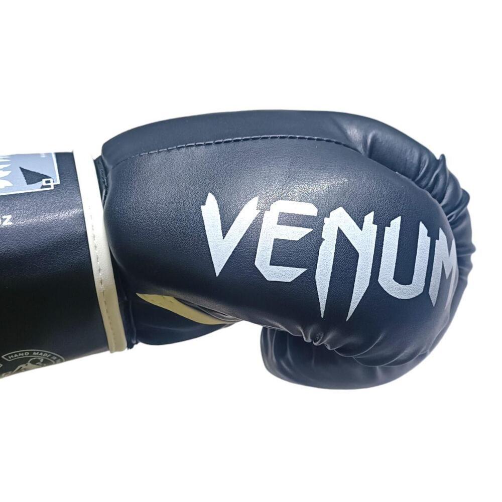 Боксерські рукавички VENUM 12 oz стрейч чорні