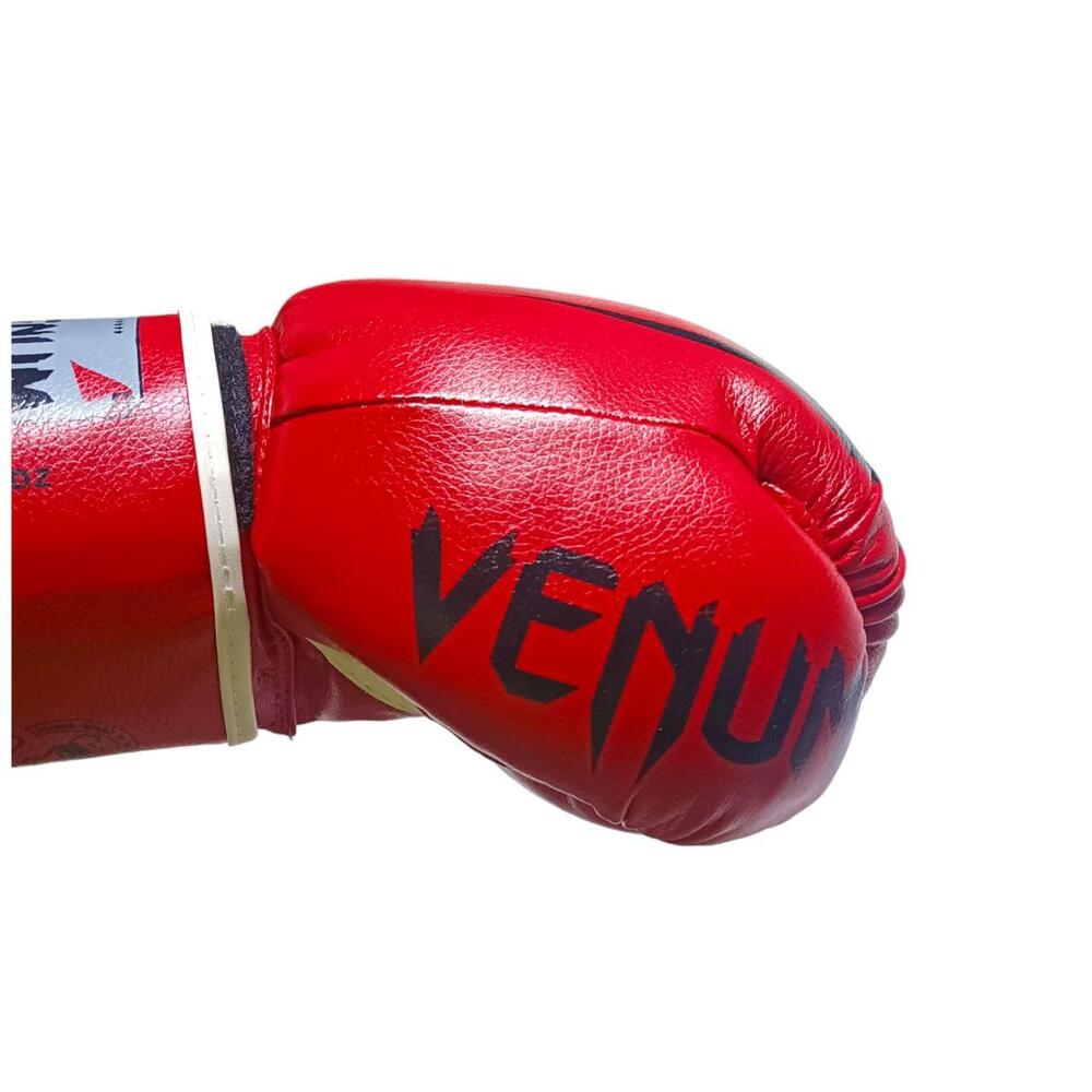 Боксерские перчатки VENUM 12 oz стрейч красные