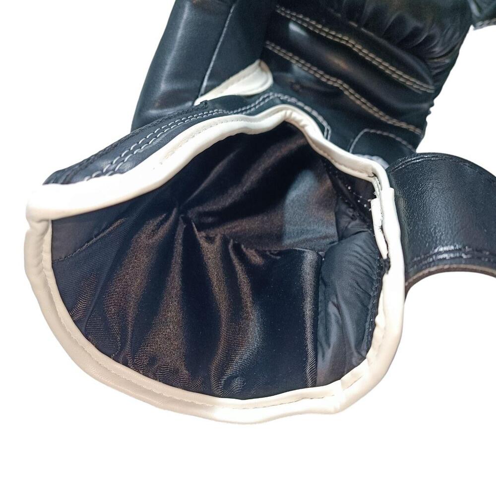 Боксерські рукавички LEV SPORT Еліт 12 oz стрейч чорні