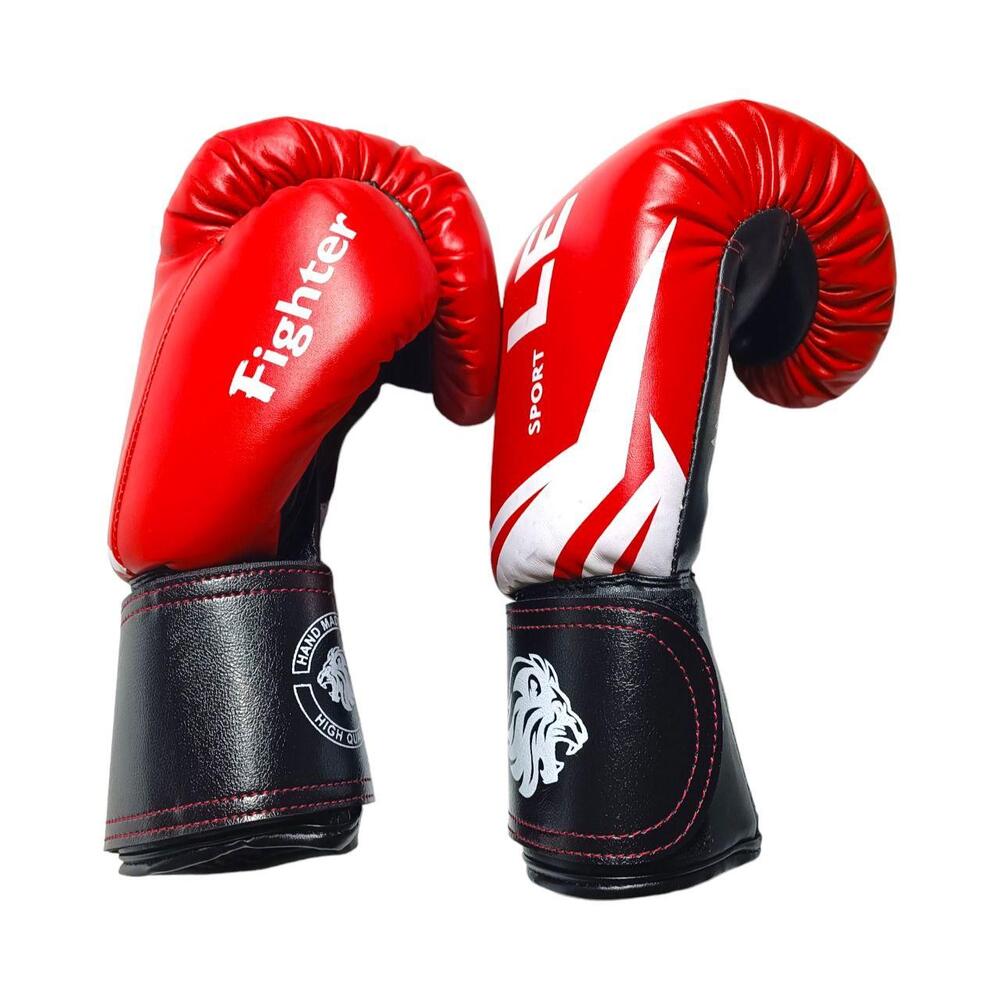 Боксерські рукавички LEV SPORT 6 oz комбіновані червоні