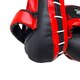 Лапи боксерські BOXER гнуті шкіра Еліт червоні