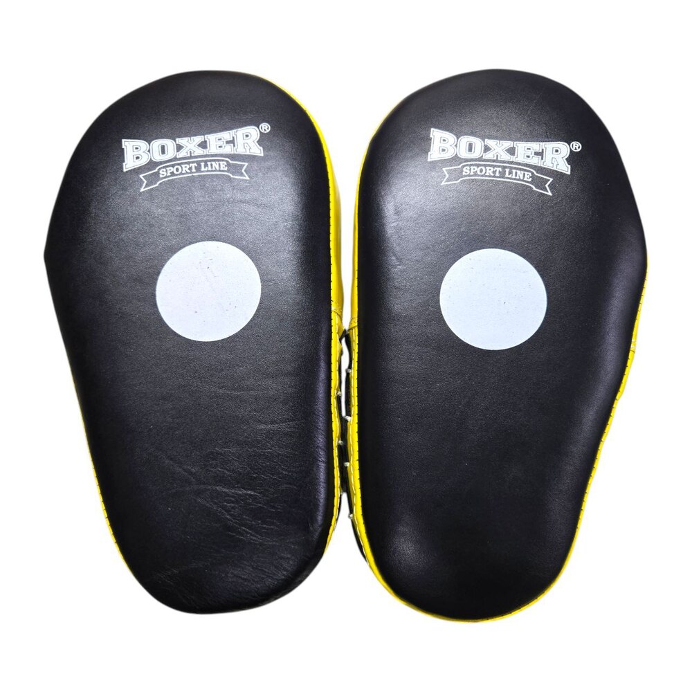 Лапи боксерські BOXER шкіра жовті