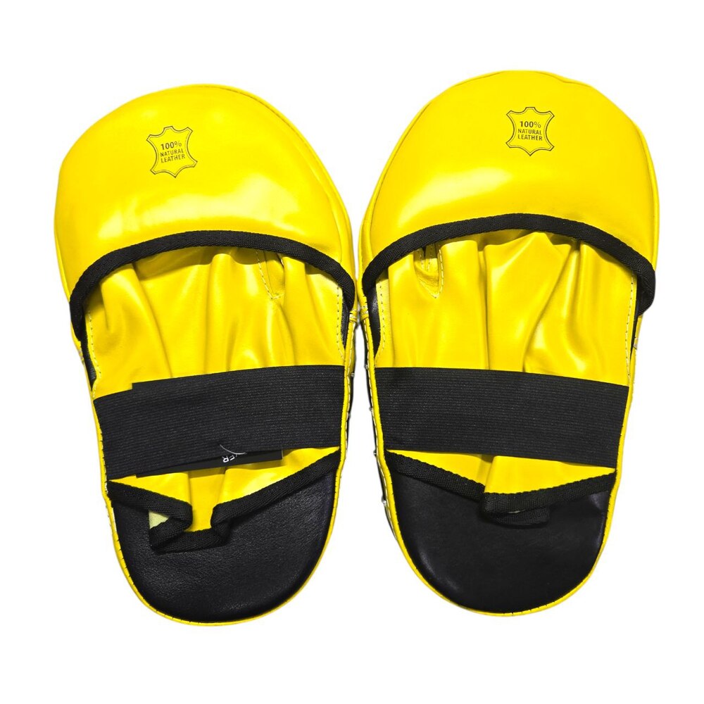Лапи боксерські BOXER шкіра жовті