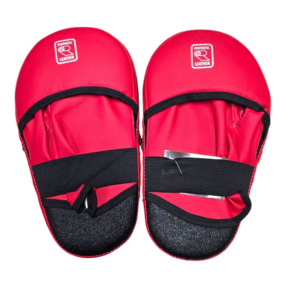 Лапи боксерські BOXER кирза червоні