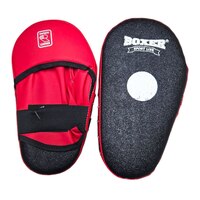 Лапы боксерские BOXER кирза красные