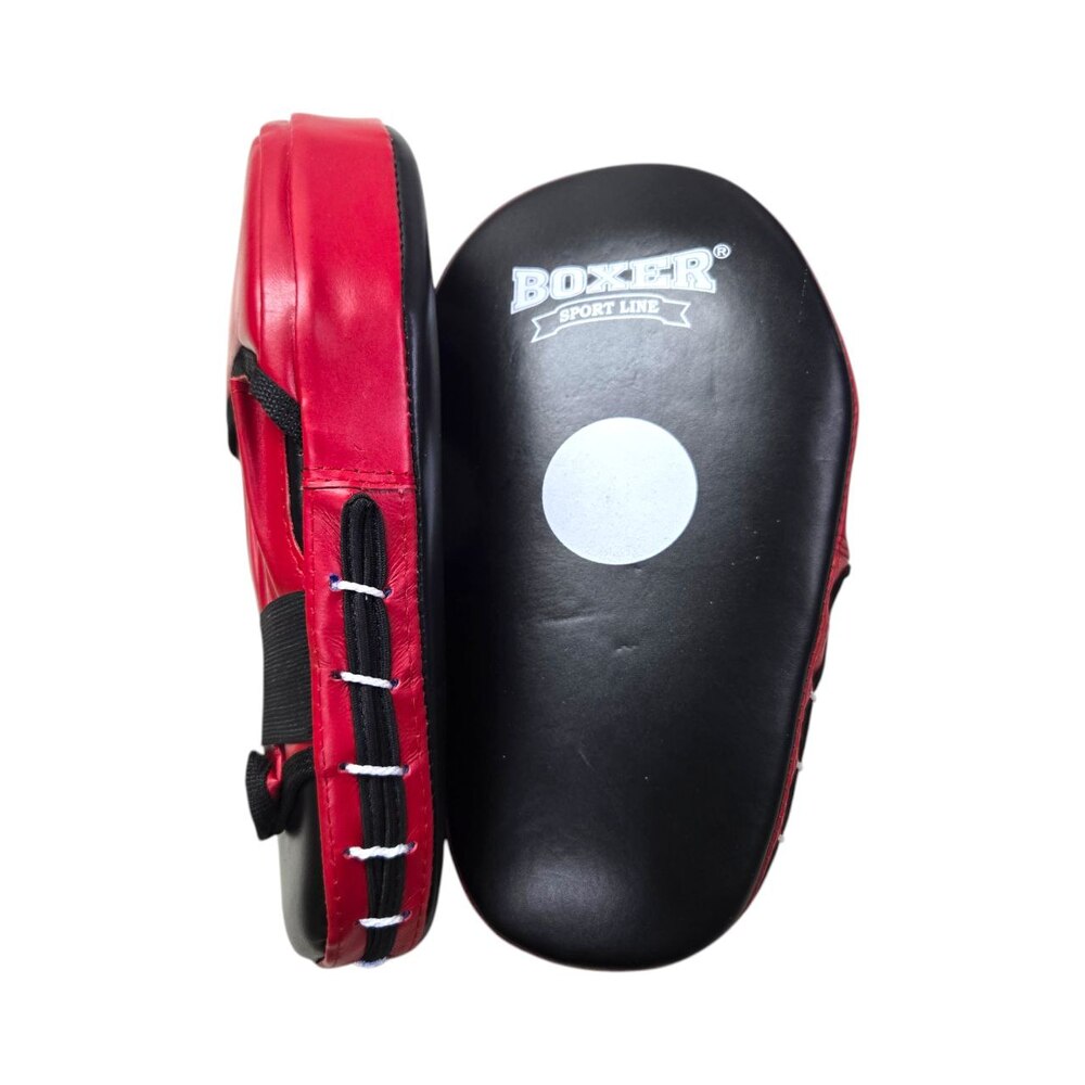 Лапи боксерські BOXER шкіра червоні