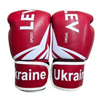 Боксерські рукавички LEV SPORT ТОП 8 oz стрейч червоні
