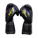 Боксерські рукавички LEV SPORT ТОП 12 oz стрейч чорні