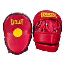 Лапи боксерські EVERLAST гнуті стрейч червоні